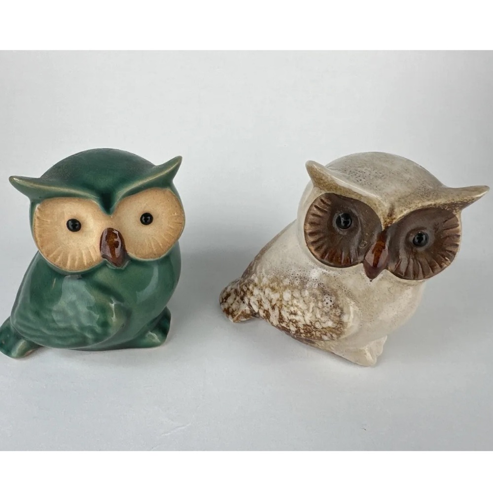 Earthenware Owls.